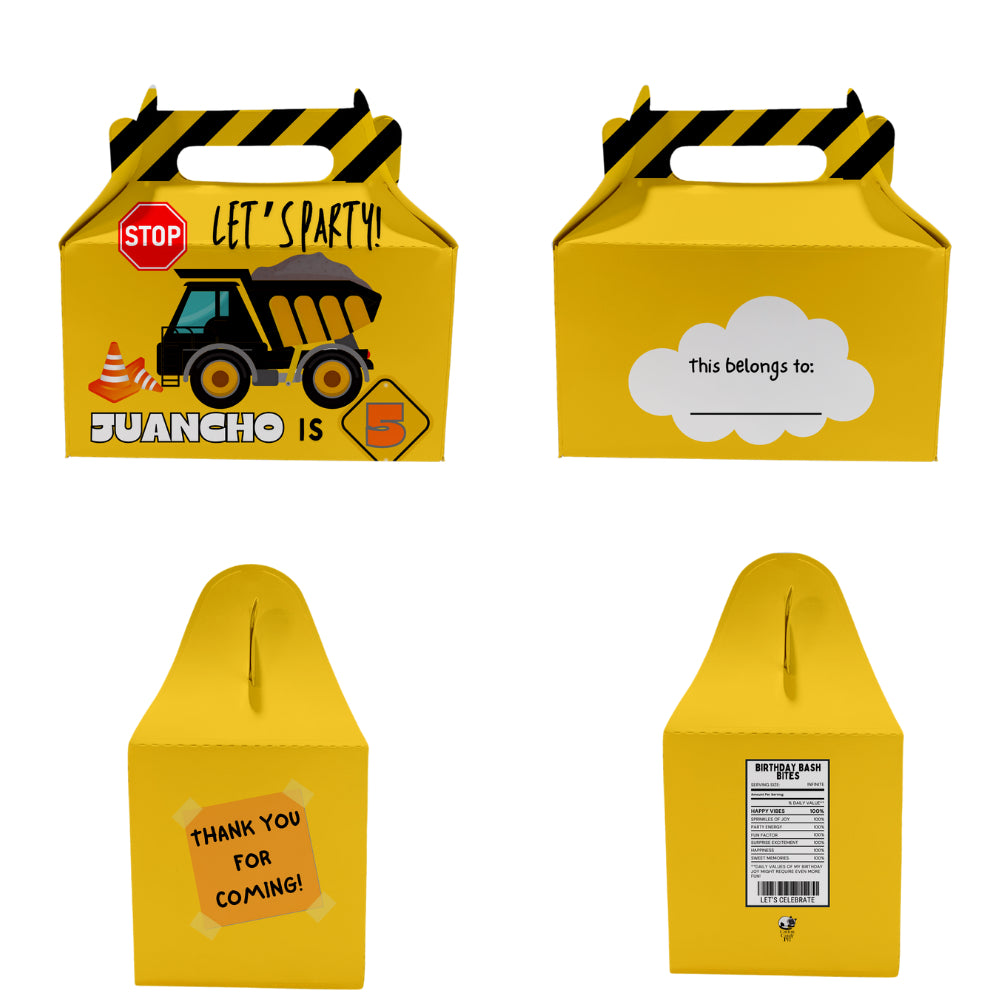 Birthday Gable | Donut | Munchkin | Gift Favor Party Loot Box