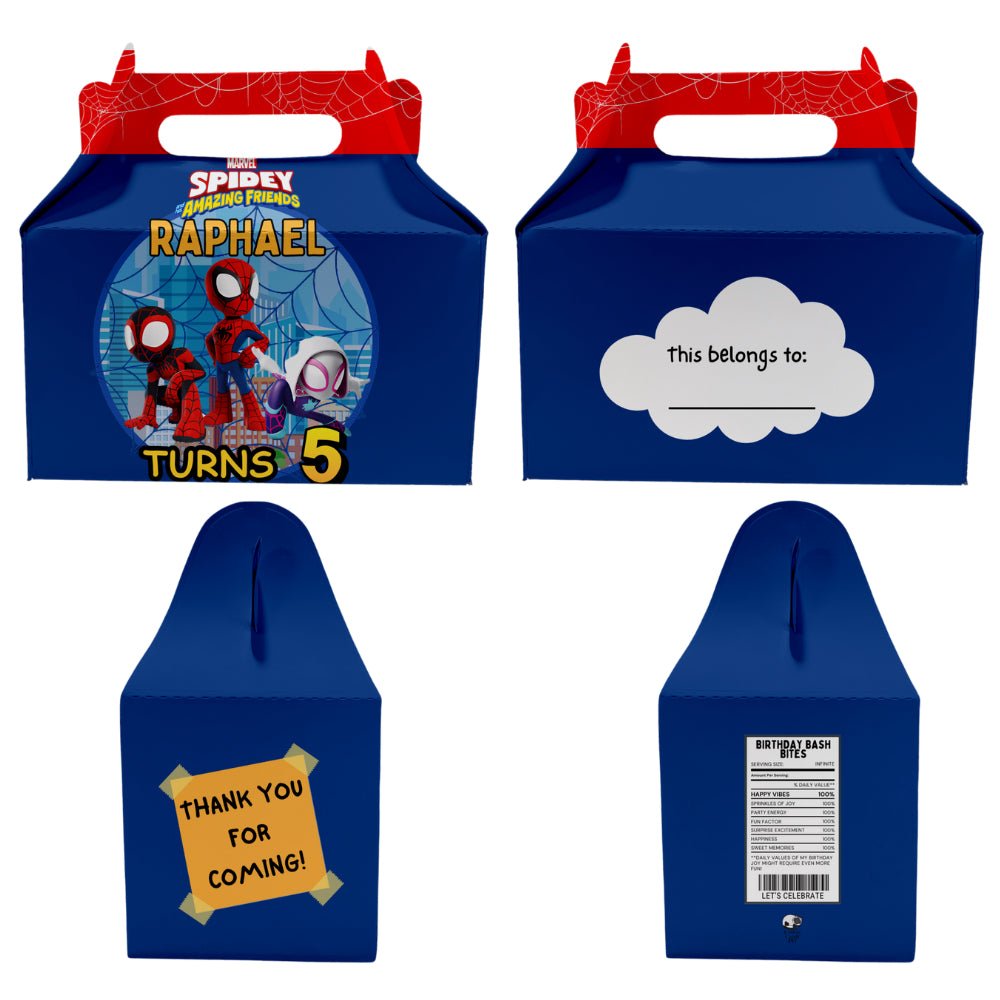 Birthday Gable | Donut | Munchkin | Gift Favor Party Loot Box