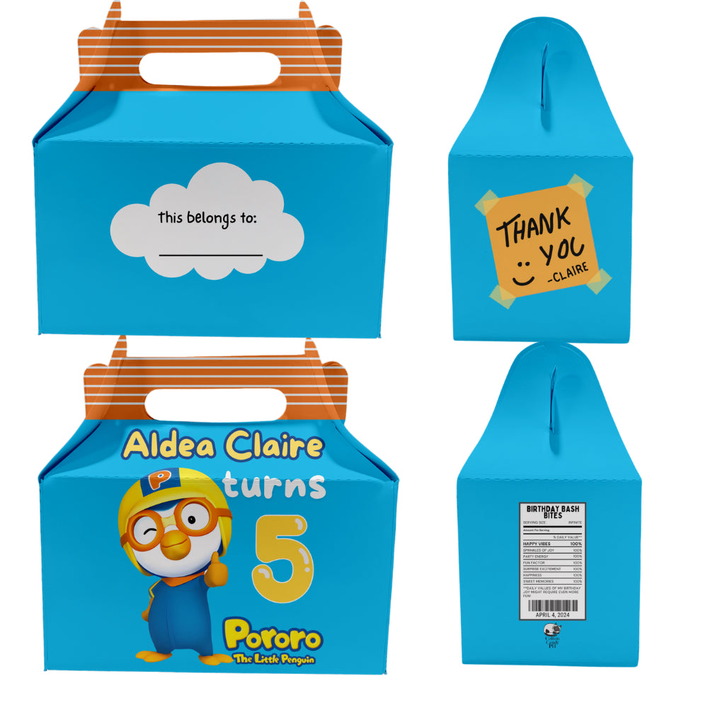 Birthday Gable | Donut | Munchkin | Gift Favor Party Loot Box