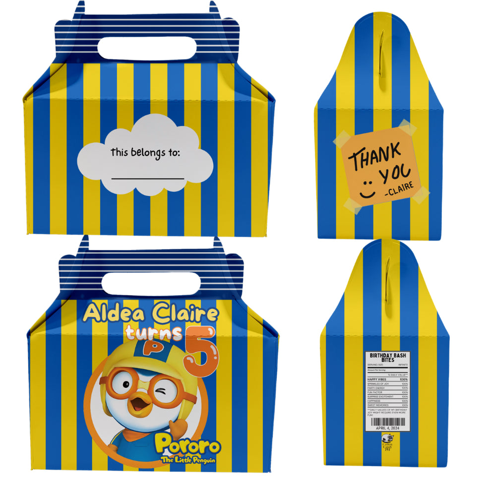 Birthday Gable | Donut | Munchkin | Gift Favor Party Loot Box