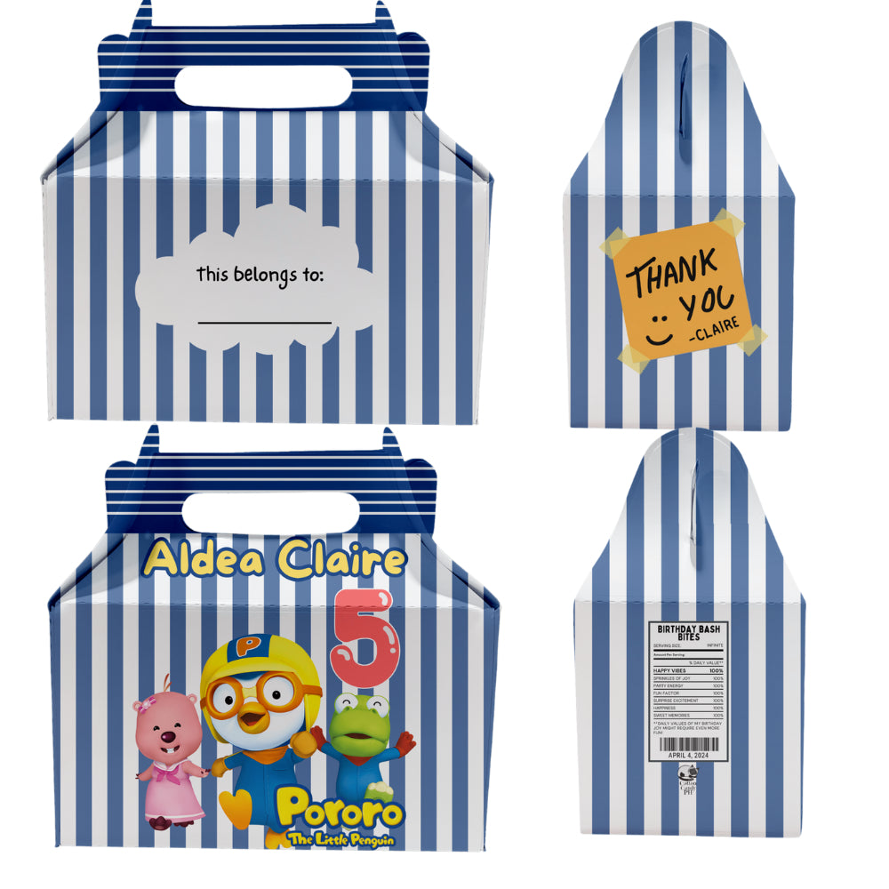 Birthday Gable | Donut | Munchkin | Gift Favor Party Loot Box