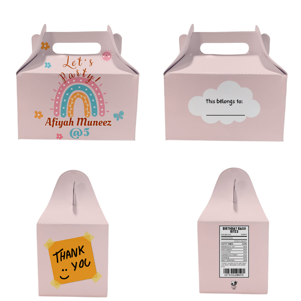 Birthday Gable | Donut | Munchkin | Gift Favor Party Loot Box