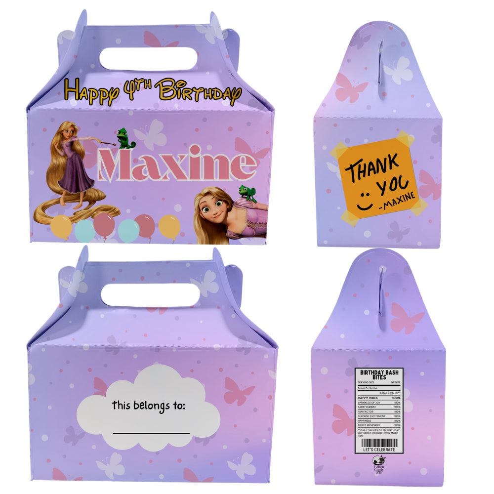 Birthday Gable | Donut | Munchkin | Gift Favor Party Loot Box