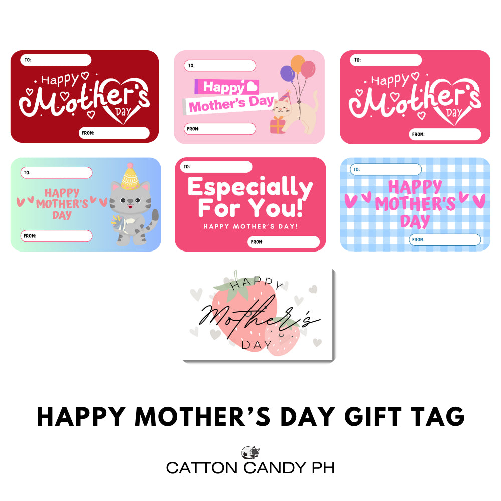 Happy Mother's Day Gift Tags | Card 10 pcs per pack