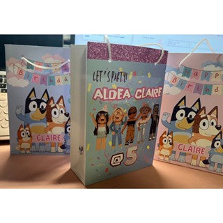 Personalized Birthday Party Paper Bag