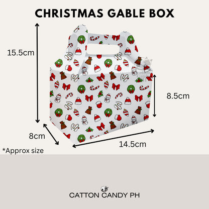 Christmas Gable | Donut | Munchkin | Gift Favor Party Loot Box