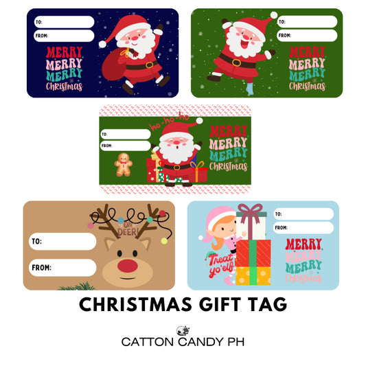 Cute Christmas Gift Tags | Card 10 pcs per pack