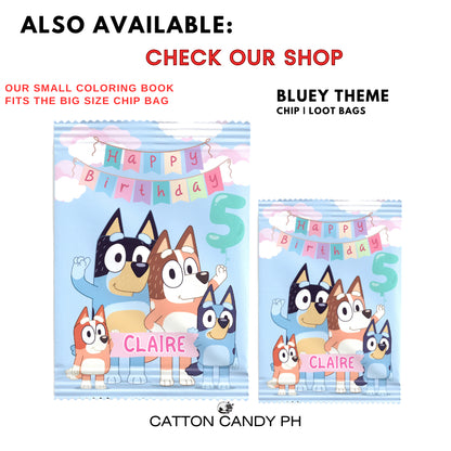 Personalized coloring book loot bag fillers Party favors Birthday Souvenirs