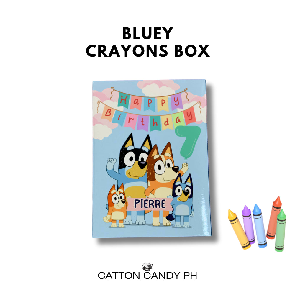 Personalized Crayons Box (for 8pcs crayons) - BOX ONLY, NO CRAYONS INCLUDED
