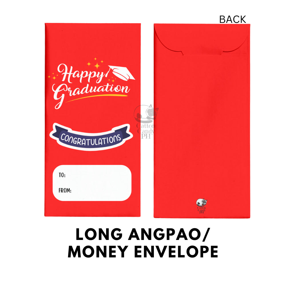 Congratulations | Happy Graduation Long Angpao Money Envelope