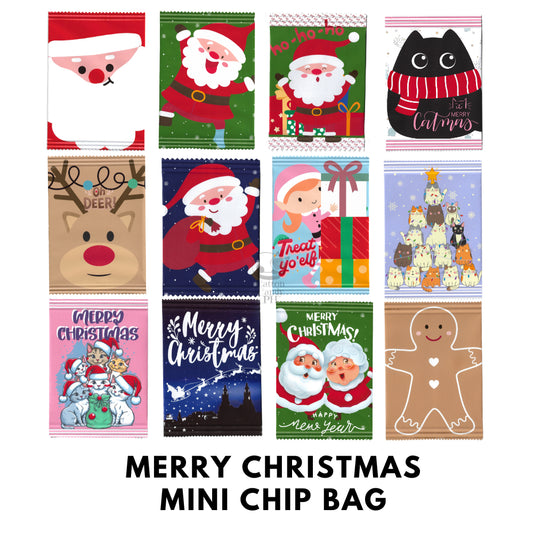 Christmas Mini Chip Bag | Cute Size Chip Bag | Angpao | Money Envelope 12 pcs per pack