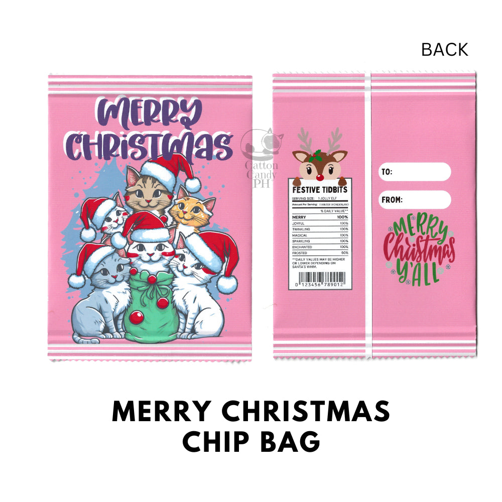 Christmas Mini Chip Bag | Cute Size Chip Bag | Angpao | Money Envelope 12 pcs per pack