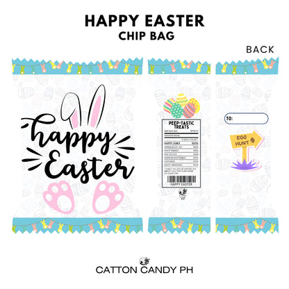 Happy Easter Sunday | Easter Egg Hunt | Chip Bag Loot Bag Party Holiday Favor