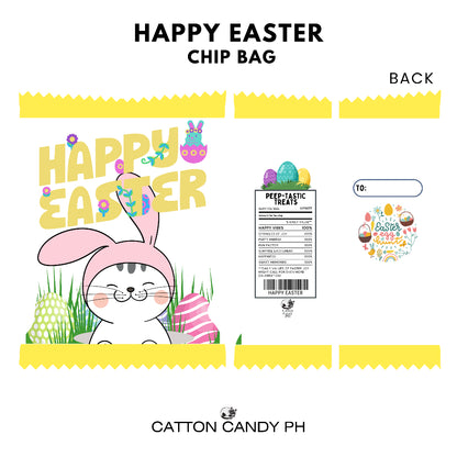 Happy Easter Sunday | Easter Egg Hunt | Chip Bag Loot Bag Party Holiday Favor
