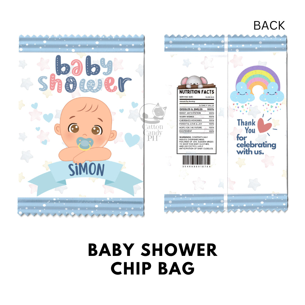 Baby Shower | Gender Reveal Chip Bag Party Favor Loot Bags