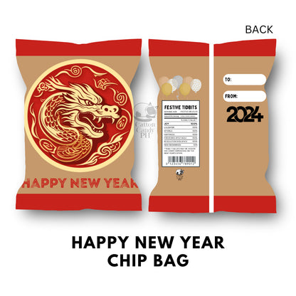 Christmas Mini Chip Bag | Cute Size Chip Bag | Angpao | Money Envelope 12 pcs per pack