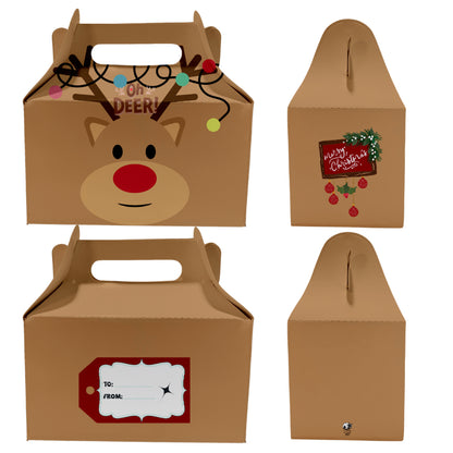 Christmas Gable | Donut | Munchkin | Gift Favor Party Loot Box
