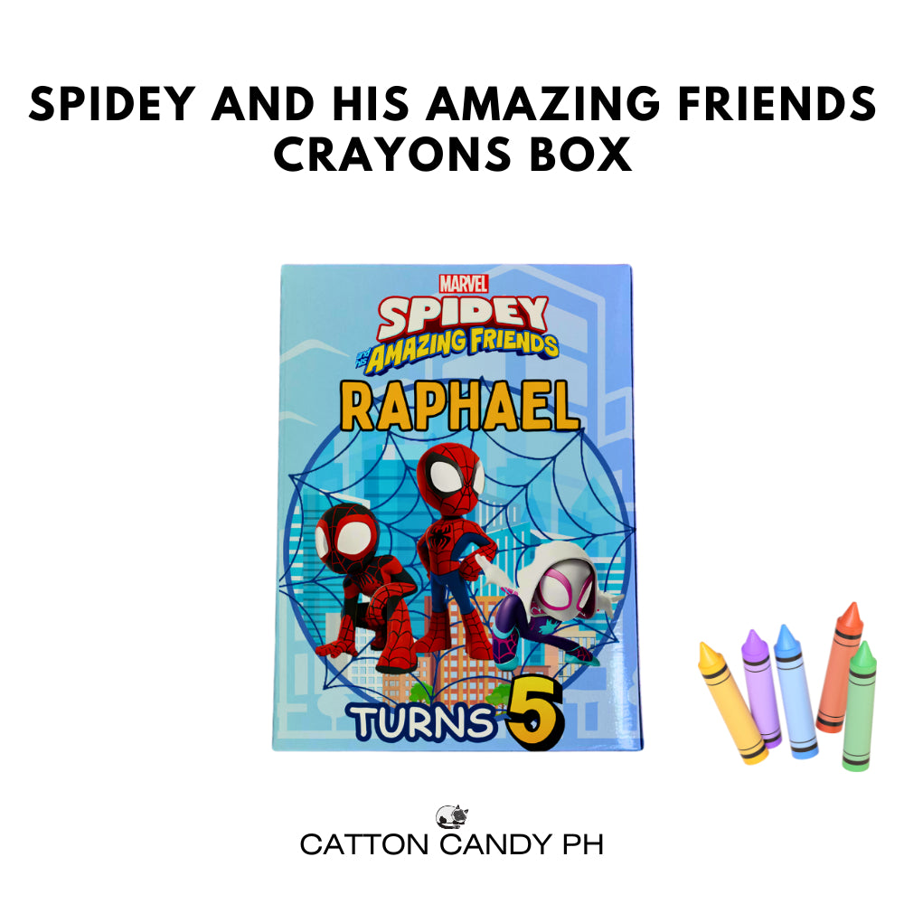 Personalized Crayons Box (for 8pcs crayons) - BOX ONLY, NO CRAYONS INCLUDED