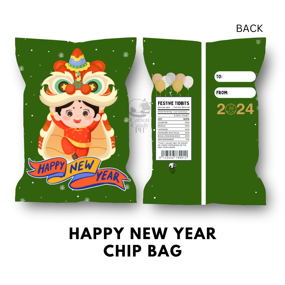 Christmas Mini Chip Bag | Cute Size Chip Bag | Angpao | Money Envelope 12 pcs per pack
