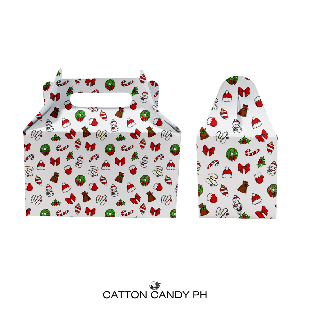 Christmas Gable | Donut | Munchkin | Gift Favor Party Loot Box