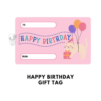 Happy Birthday Gift Tags | Card 10 pcs per pack