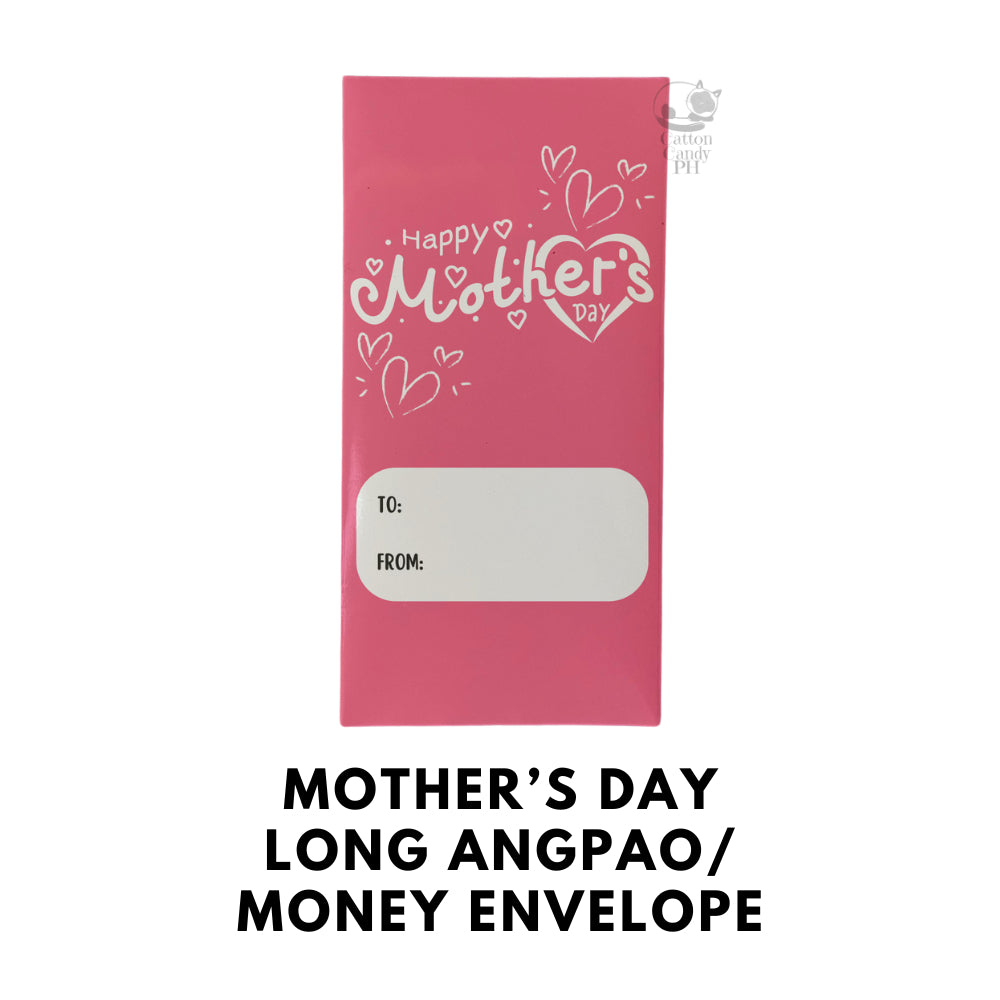 Mother's Day Long Angpao Money Envelope: Festive Cash Gift Holder